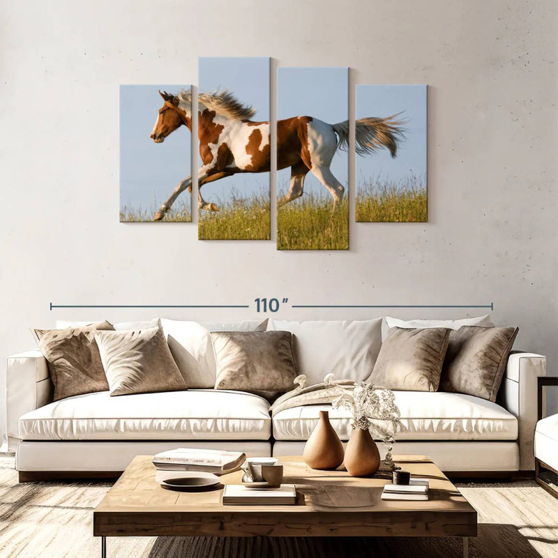 Brampt Free Appaloosa Horse, 48"H x 75"W