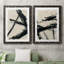 " Lines Crossed I " 2 - Pieces Painting Print-541205385-541205384