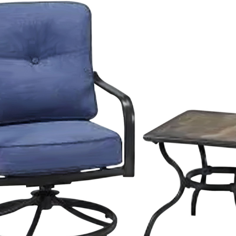 Jasmeet 2 - Person Patio Dining Set with Square Table