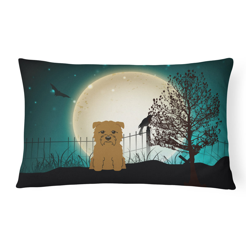 Coussin lombaire intérieur / extérieur Halloween, Brun clair
