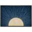 «Blue Sun Rays», reproduction d'art sur toile encadrée simple-108345515-108345517