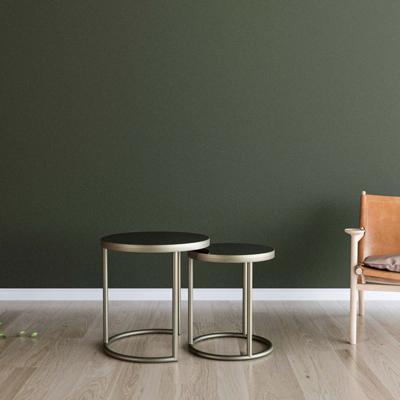 Aryav Glass Top Nesting Tables