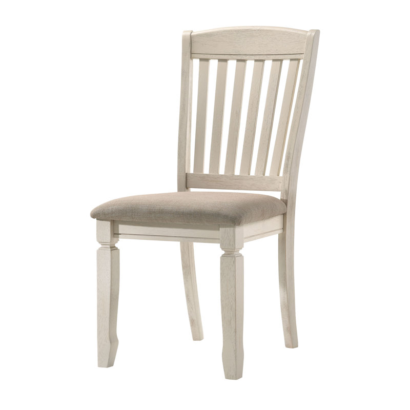 Chaise d'appoint rembourrée Arjane en brun clair et crème (ensemble de 2)