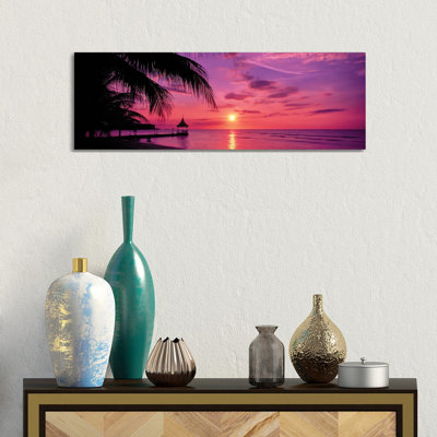 Ocean Sunset Jamaica - Framed Wall Art Print