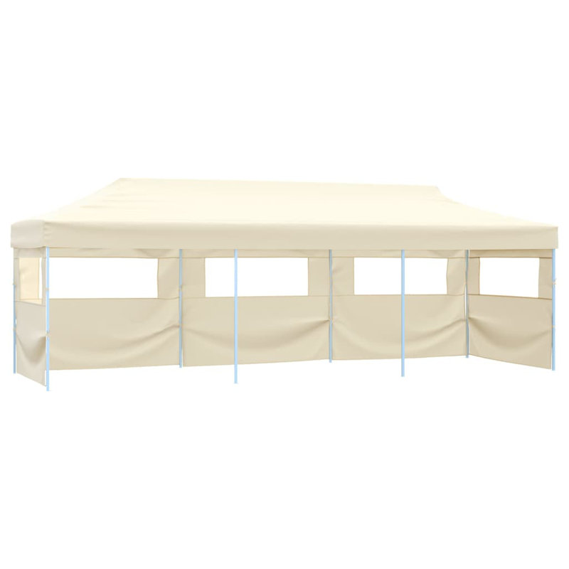 9m x 3m Steel Pop-Up Party Tent, Cream