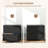 Black 2 Drawer File Cabinet For Home Office. Lockable To . Fits Multiple Sizes. Modern And Functional. Made From -Coated Particleboard. 31.1" L X 15.7" W 28.3" H. 132 Lbs Weight Capacity. Assembly