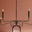 Lustre noir mat à 6 lumières Pilar-127380261