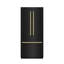 ZLINE Autograph 36 in. Black Stainless Refrigerator w/ Gray & Bronze Accents-406482827