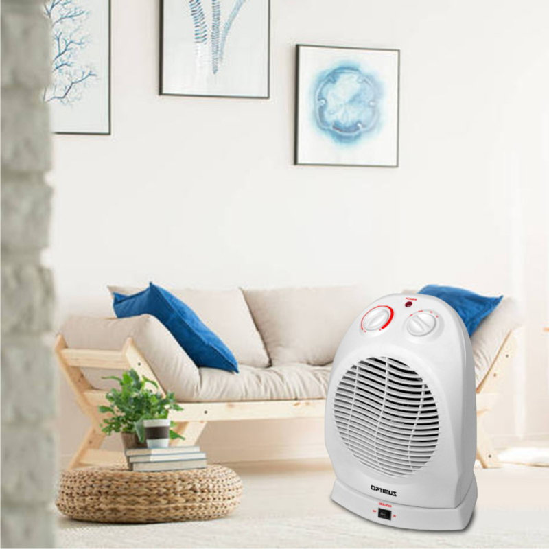 Portable Oscillating Fan Heater with Thermostat