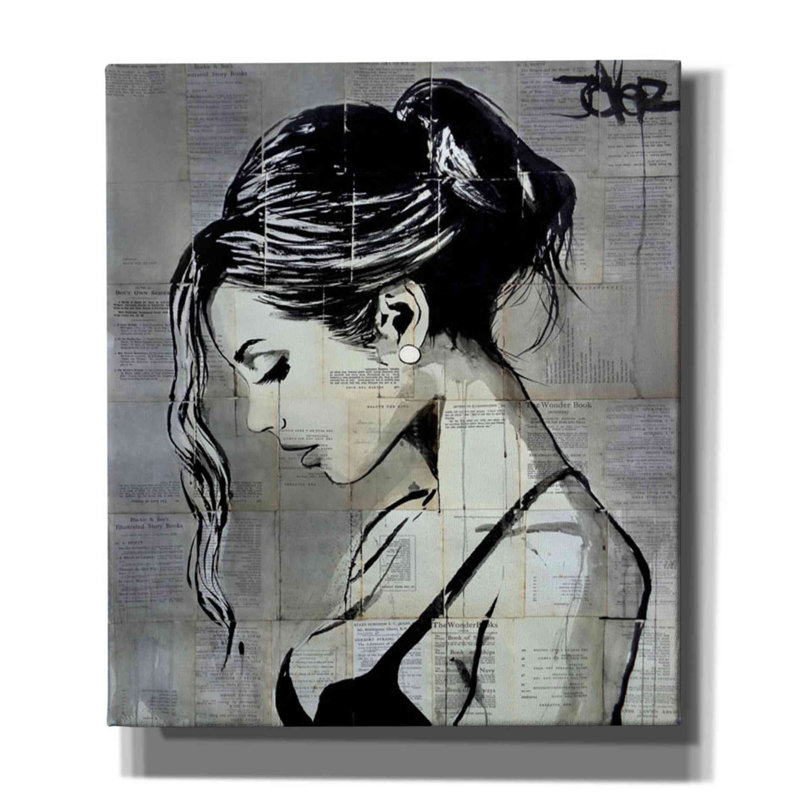 Being par Loui Jover - impression sur toile tendue, H 30 po x l 26 po x P 1,5 po