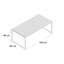 Crampton Sled Coffee Table-37466200-37466203