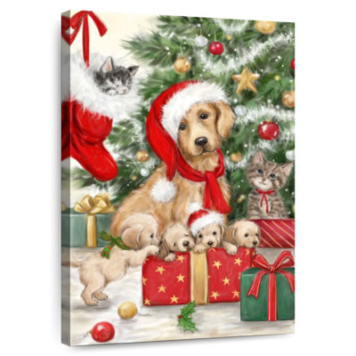 Lelend Christmas Dog And Cat