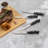 JoyJolt 4 Piece Pakka Wood Steak Knife Set