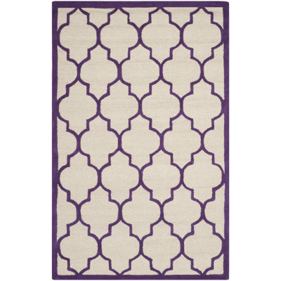 Cannen Hand Tufted Wool Geometric Rug