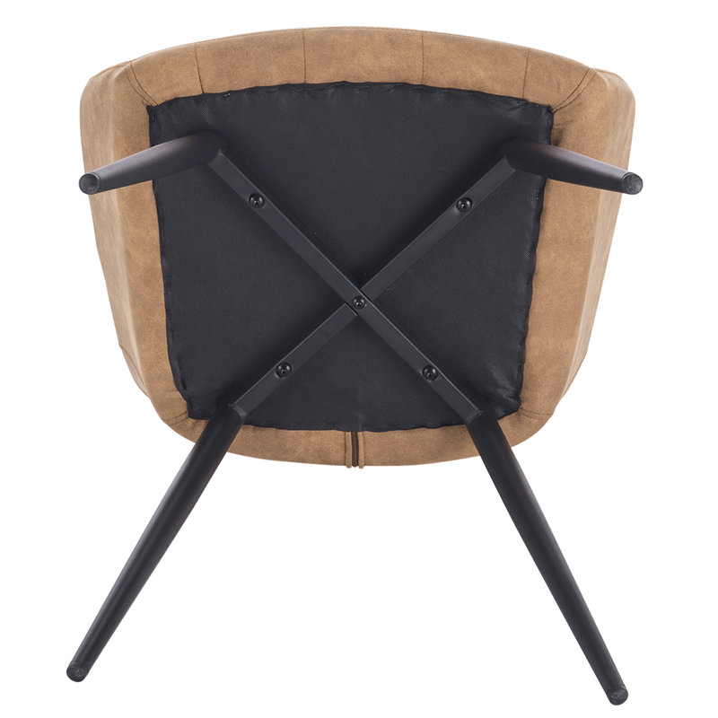 Pretor Upholstered Dining Chair, Brown