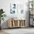 vidaXL Record Cabinet Engineered wood, Iron Medium Modern-280824489