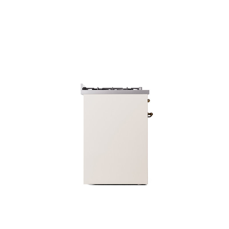 ILVE Nostalgie II 30 in Dual Fuel Range, Natural Gas, Burgundy/Chrome