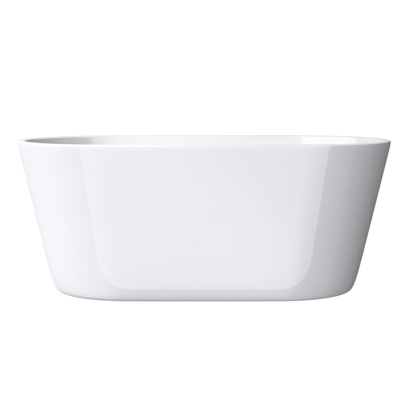 Baignoire de trempage autoportante en acrylique 59 po. X 31,1 po., Blanc