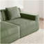 Repose-pieds Martha Velours côtelé - Vert-1662504878