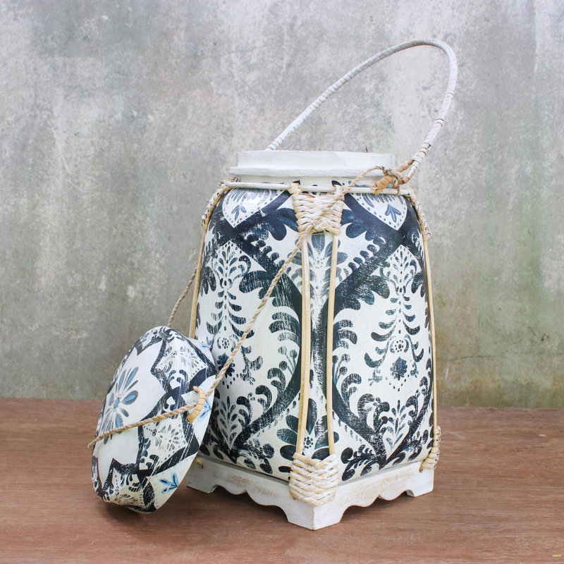 Aleana Handmade Wood Jar