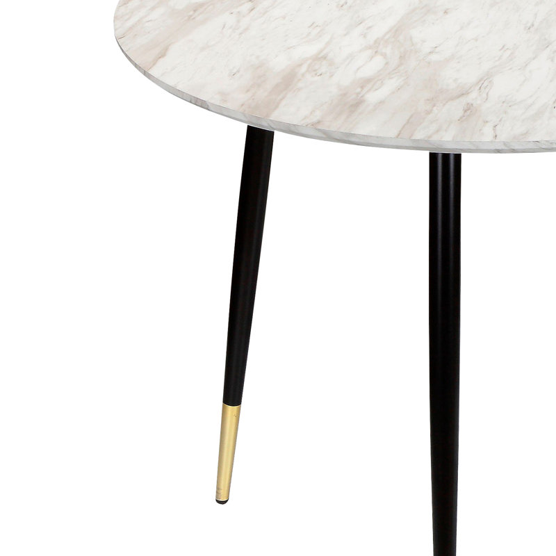 Arianna Round Metal Base Dining Table
