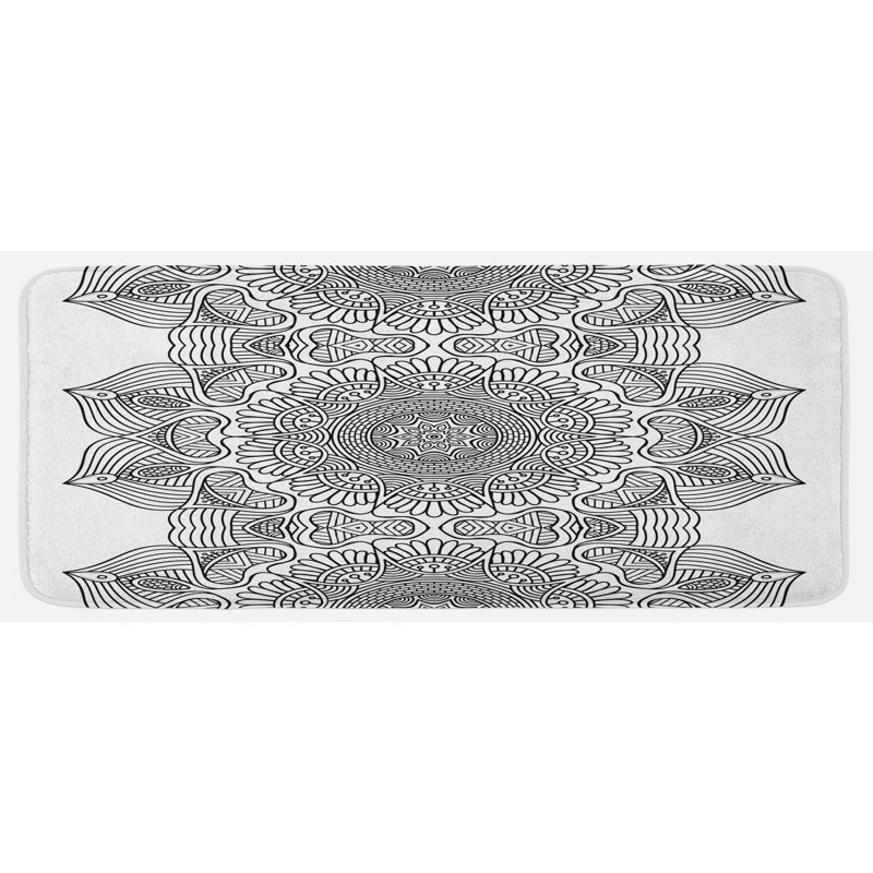 Motif de cuisine gris moyen eastern folk avec effets marocain