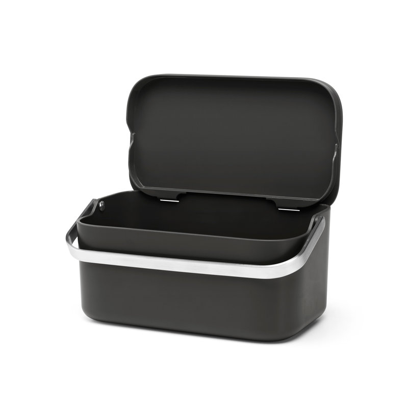 Brabantia Food Waste Caddy, Dark Grey