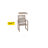 Set of 2 Patio Dining Chairs, Metal Outdoor Chairs with Removable Cushion, 105° Ergonomic Backrest & Woven Design, Weather Resistant, Brown-1327422326