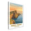 Neist Point, Scotland - Travel Poster Of Rugged Cliffs And Lighthouse, Romantic Highland Sunset. Giclee Print On Wrapped Canvas. Wall Art, Home Decor - Natural Landmarks, Scotland - Wrapped Canvas Print-1734543642