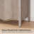 Dadash 31.1" Console Table with Storage Cabinet and Adjustable Shelf