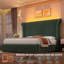 Structure de lit tapissier avec tête de lit haute de 55 po, lit plateforme en velours côtelé doux, silencieux et sans sommier tapissier-933915038-935955727