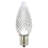 Vickerman C9 LED Pure White Faceted Twinkle Bulb, Package Of 25