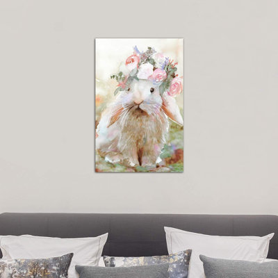 Bunny Sophia - Wrapped Canvas Painting