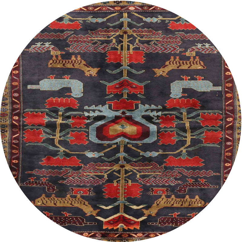 Oriental Indoor Rug, Round 7'