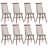 Alvie Solid Wood Cross Back Side Chair-99057962