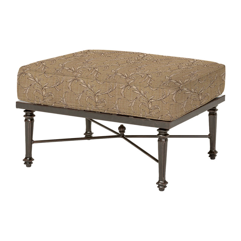 Grand Terrace Outdoor Ottoman, Desert Bronze, Bessemer