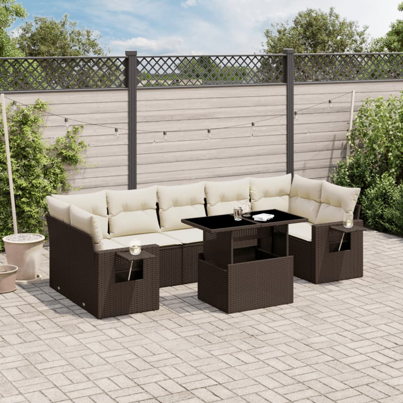 Ensemble de canapé de jardin Vidaxl