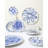 Hartley Pasta Bowl - White/Blue - 9.1"-1803185391