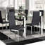 Eubanks Faux Leather Modern Tall Back Dining Chairs with Metal Legs & Diamond Stitching-1969960204-1969960196-1902841195