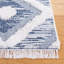 Tapis géométrique bleu marine / ivoire Tignall-667033806