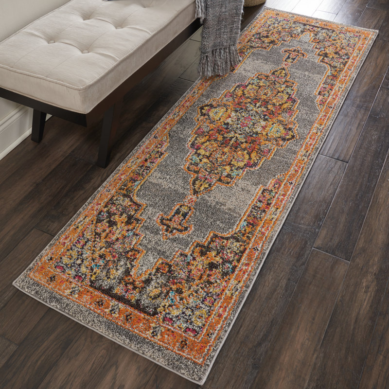 Oriental Indoor Rug, Runner 2'2" x 7'6"