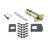 Meadows Plate with Deco Door Knob-25834537-25834539