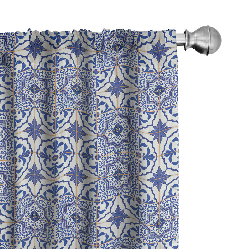 Rideaux marocains 4 panneaux Bungalow Rose, L 56 po x L 84 po