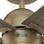 Ventilateur de plafond à 5 pales de 44 po avec ensemble de lumières DEL et chaînette Erling-84053442