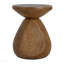 Table d'appoint en bois pour patio Patti MGO, finition grain de bois, ensemble de 1