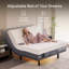 Base de lit réglable avec massage Renanim SerenityFlex, USB, éclairage sous le lit, contrôle de l'application-1171326330