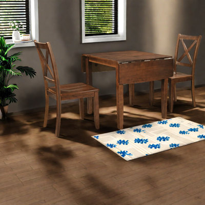 Ensemble de table de salle à manger moderne en noyer