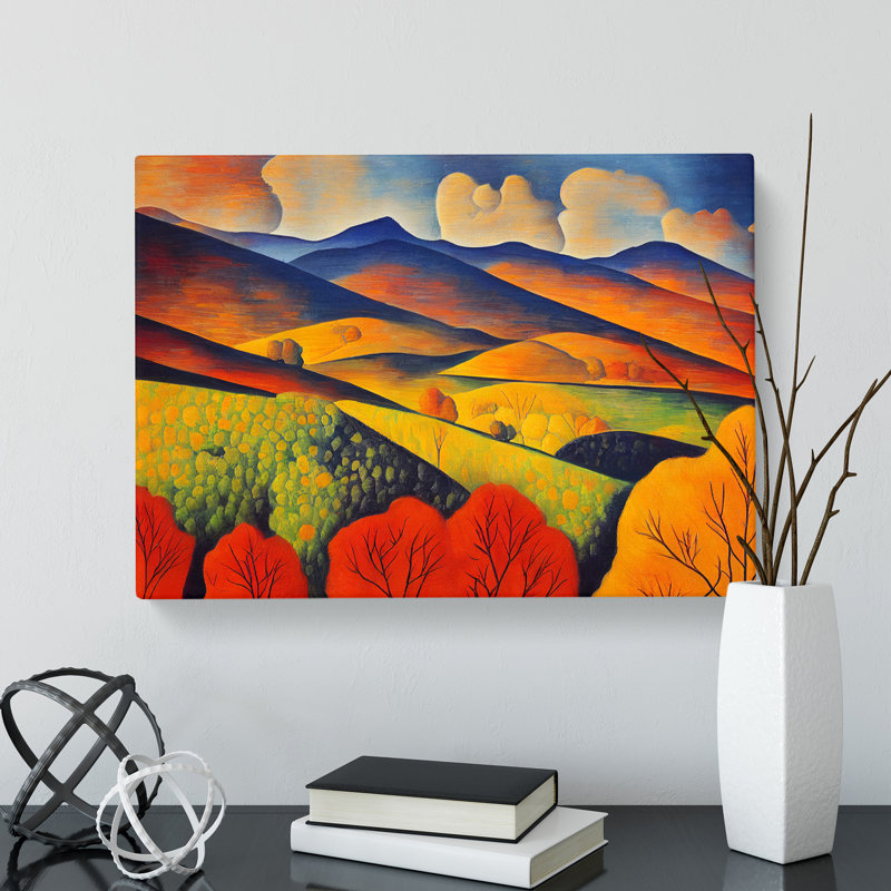 Unbeatable Meadow Landscape - Wrapped Canvas, 35cm H x 50cm W x 3cm D
