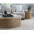Dorsay Glass Top End Table