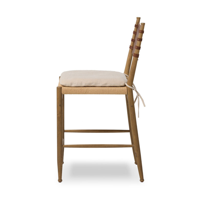 Brielle Stool W/ Cushion-Broadway Dune-Counter, Broadway Dune